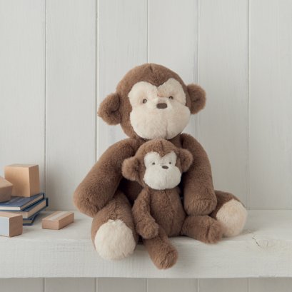 Mamas & Papas ตุ๊กตาลิง *ราคาขายตัวเล็ก*  Monkey Beanie Toy (0m+)